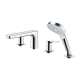 Four-Hole Roman Tub Filler Trim in Polished Chrome