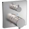 Square Thermostatic Mixing Valve with Two-way Diverter Trim in Brushed Nickel