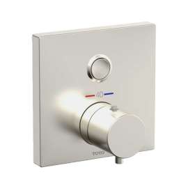Mini Unit Square Single Function Thermostatic Mixing Valve Trim - In Multiple Colors