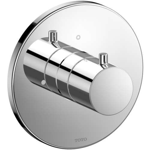 Round Volume Control Valve Shower Trim in Polished Chrome