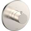 Round Volume Control Valve Shower Trim in Brushed Nickel
