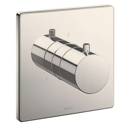 Square Two-way Diverter Trim in Polished Nickel