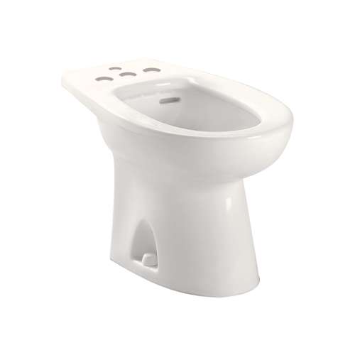 Piedmont Vitreous China Floor Mounted Porcelain Bidet With Four Hole Faucet Drilling