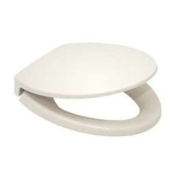 SoftClose SS114#11 Elongated Closed-Front Toilet Seat and Lid in Colonial White