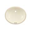 17-in Undermount Bathroom Sink with Overflow in Sedona Beige