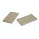 Side Plate (2 Pieces) with Velcro Tape for Carlyle, Carolina, and Vespin Toilets in Bone
