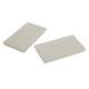 Side Plate (2 Pieces) with Velcro Tape for Carlyle, Carolina, and Vespin Toilets in Colonial White