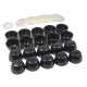 Bolt Cap Set (10 Caps and 10 Bases) f for All Toilet Models (Except Mercer) and Piedmont Bidet in Ebony