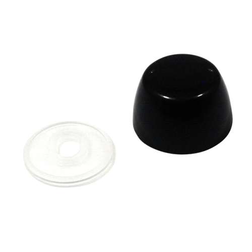 Bolt Cap and Base for All Bidet Models (except Mercer) in Ebony
