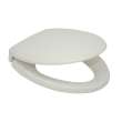 SoftClose SS154#11 Elongated Closed-Front Toilet Seat and Lid in Colonial White
