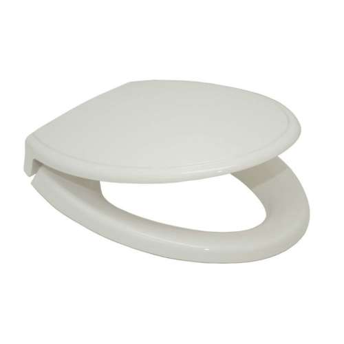 SoftClose SS154#11 Elongated Closed-Front Toilet Seat and Lid in Colonial White