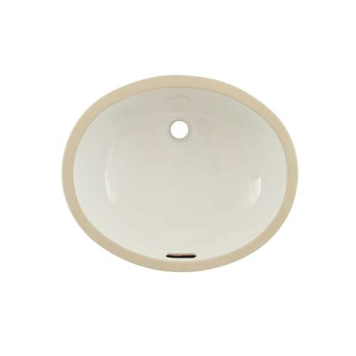17-in Undermount Bathroom Sink with Overflow and SanaGloss Ceramic Glaze