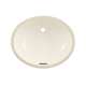 17-in Undermount Bathroom Sink with Overflow and SanaGloss Ceramic Glaze in Colonial White
