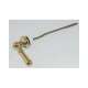 Trip Lever for Willingham Toilet in Polished Brass