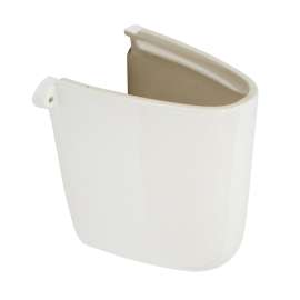 Wall Mount Lavatory Shroud in Colonial White