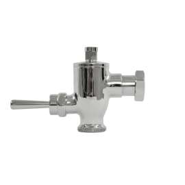 Polished Chrome 1.0 GPF Non-Hold Open Urinal Flushometer (Valve and Right/Left Rough)