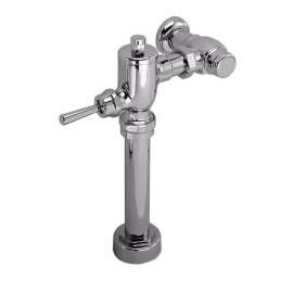 1.6 GPF Manual Toilet Flush Valve in Polished Chrome