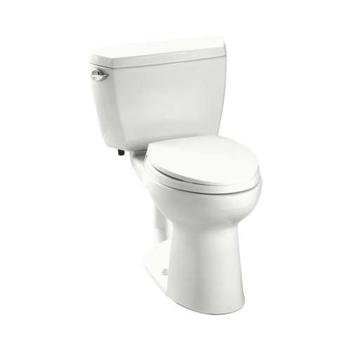 Two Piece Elongated 1.28 GPF Toilet with E-Max Flush System and Comfort Height Bowl - Seat Not Included