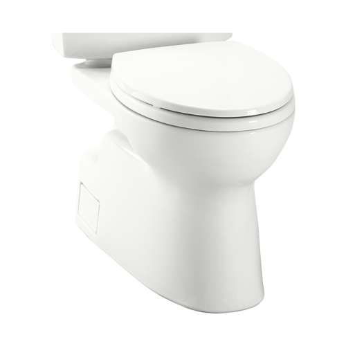Elongated Comfort Height Toilet Bowl - Seat Not Included in Cotton