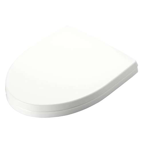 Elongated Closed-Front Toilet Seat and Lid with Technology