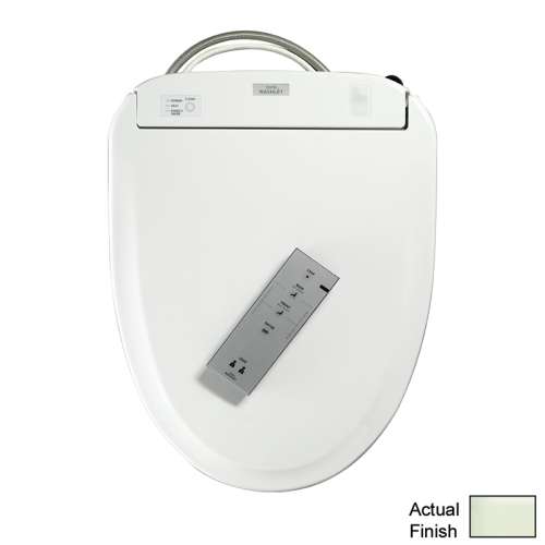 S3E SW573#12 Round Closed Front Toilet Seat with Lid and Washlet with eWater+ in Sedona Beige