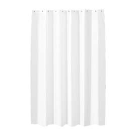 24079 Breathable Shower Curtain 70-3/4-in x 82-1/2-in in White
