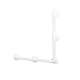 01925WH Heavy Duty 90 Grab Bar in White