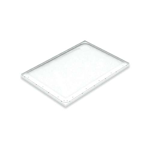 Mullen 26101R 49-7/8-in x 30-1/8-in Right-Hand Corner Shower Base