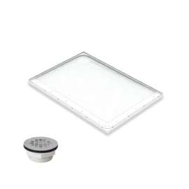 Mullen K26102L 53-7/8-in x 30-1/8-in Left-Hand Shower Base with Drain