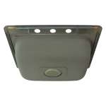 25-in x 22 1/64-in x 6-in 22 Gauge Single Bowl, Stainless Steel Kitchen Sink, Drop-in Installation, with 3 Faucet Holes