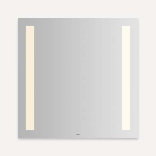 YM3030RCFPD3 Vitality 30-in x 30-in x 1-3/4-in Rectangle Lighted Mirror, Warm White