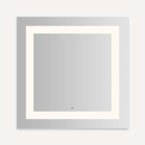 YM3030RIFPD3 Vitality 30-in x 30-in x 1-3/4-in Rectangle Lighted Mirror, Warm White