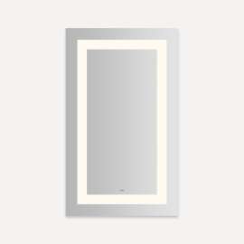 YM2440RIFPD3 Vitality 24-in x 40-in x 1-3/4-in Rectangle Lighted Mirror, Warm White
