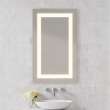 YM2440RIFPD3 Vitality 24-in x 40-in x 1-3/4-in Rectangle Lighted Mirror, Warm White