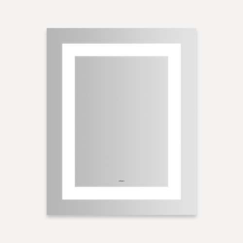YM2430RIFPD4 Vitality 24-in x 30-in x 1-3/4-in Rectangle Lighted Mirror, Cool White