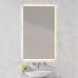 YM3040RGFPD3 Vitality 30-in x 40-in x 1-3/4-in Rectangle Lighted Mirror, Warm White