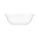 AMTMNSMNO Amiata 64-3/4-in X 31-1/2-in Freestanding Soaking Bathtub with No Overflow Hole, Standard Matte White