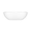 BA2MNSMOF Barcelona 66-7/8-in X 31-3/4-in Freestanding Soaking Bathtub with Overflow Hole, Standard Matte White