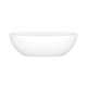 BA2NSWNO Barcelona 66-7/8-in X 31-3/4-in Freestanding Soaking Bathtub with No Overflow Hole, Standard White