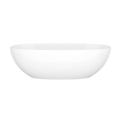 BA3NSWNO Barcelona 70-1/2-in X 34-in Freestanding Soaking Bathtub with No Overflow Hole
