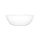 BA4MNSMOF Barcelona 60-in X 29-in Freestanding Soaking Bathtub, Standard Matte White