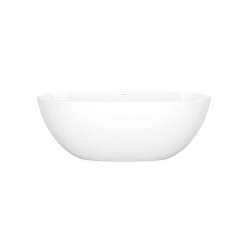 BA4NSWNO Barcelona 60-in X 29-in Freestanding Soaking Bathtub, Standard White