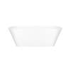VE2MNSMNO Vetralla 65-in X 28-5/8-in Freestanding Soaking Bathtub with No Overflow Hole, Standard Matte White