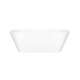 VE2MNSMOF Vetralla 65-in X 28-5/8-in Freestanding Soaking Bathtub with Overflow Hole, Standard Matte White
