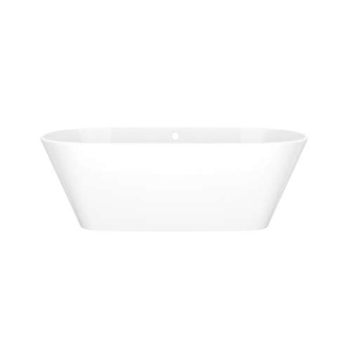 VE2NSWOF Vetralla 65-in X 28-5/8-in Freestanding Soaking Bathtub with Overflow Hole