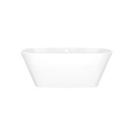 VETNSWOF Vetralla 58-3/4-in X 29-2/8-in Freestanding Soaking Bathtub with Overflow Hole