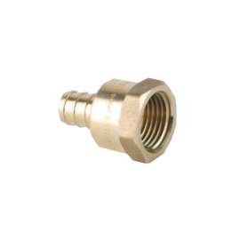 Zero Lead Brass 3/4in PEX Crimp x 3/4in NPT Adapter (F)