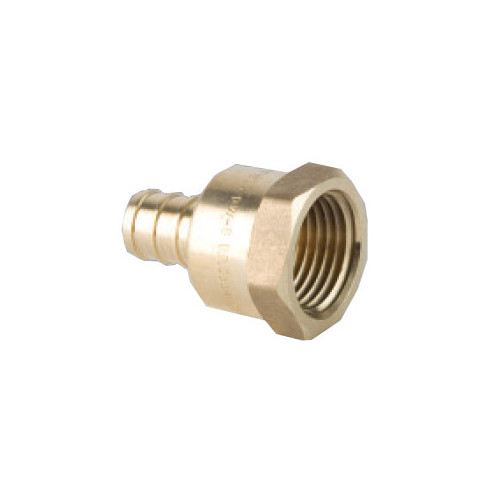 Zero Lead Brass 3/4in PEX Crimp x 3/4in NPT Adapter (F)