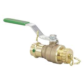 Zero Lead Ball Valve, 3/4X3/4in