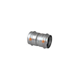 1-1/2in ProPress 304 Stainless Coupling - w/ Stop (P x P)